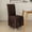 Dark Brown, variant on Nvzi-c Chair Covers for Dining Room Set of 2 Stretch Chair Slipcovers with Skirt Removable Washable Kitchen Chair Protector Cover Set for Home, Party, Wedding(White,2Pcs)