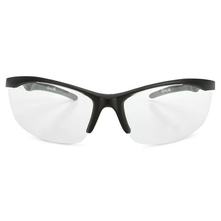 Safety Vu Bifocal Safety Glasses Black Frame with Clear Lens  1.50 Magnifier.