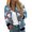 Blue -AA01, variant on Lumtrix Women Merry Christmas Shirts Long Sleeve Winter Fall Zip Up Jackets Xmas Snowflake Pattern Plus Size Casual Blouse with Pockets Blue 2XL