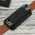 thumbnail image 4 of Retro Belt Carrying Leather Knife Scabbard Horizontally, Handmade Holster, Horizontal Carry Leather Sheath for Belt, Pocket Organizer for Men, 4 of 6