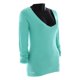 thumbnail image 3 of Playera Para Mujer K-SWISS Cuello V Manga Larga Verde Talla M, 3 of 4