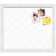 thumbnail image 2 of PinPix 15x13 Custom Cork Bulletin Board Peaks Modern Pattern White Grey Poster Board Has a Fabric Style Canvas Finish, Framed in Peaks Modern Pattern White Grey, by ArtToFrames (PinPix-1795), 2 of 6