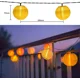 thumbnail image 2 of Guirnalda de luces solares para exterior - 6 m - 30 LED - 8 modos - Resistente al agua - Iluminación solar para jardín, balcón, patio, boda, Navidad, fiesta (blanco cálido) [Clase energética A+++], 2 of 5