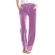 thumbnail image 2 of Karight Women Velour Pants Soft Velvet Sweatpants Straight Leg Athletic Joggers Casual Lounge Pajama Pants with Pockets, 2 of 5