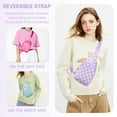 thumbnail image 3 of Lomyolo Sling Bag Crossbody Bag Fanny Pack Women 2025 Cute Chest Bag- Valentines Day Birthday Christmas Gifts for 4 5 6 7 8 9 10 11 12 13 Year Old Teens Daughter - Purple, 3 of 6