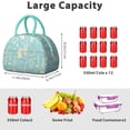 thumbnail image 4 of Insulated Lunch Bag Women, Reusable Tropical Ocean Life Tote Lunch Box, Leakproof Cooler Lunch Bags for Work Office Travel Picnic, 4 of 4