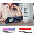 thumbnail image 2 of Dteck for Samsung Galaxy Z Flip 6 Case with Outer Screen Protector, Galaxy Z Flip 6 Case with 
360° Rotate Ring Stand & Hinge Protection, Drop-Proof Full Body Cover for Samsung Galaxy Z Flip6 5G,Blue, 2 of 7