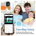 thumbnail image 4 of 2K HD Indoor Wi-Fi Security Camera, Two-Way Audio, Night Vision, +64G SD Card, 4 of 8