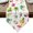 White, variant on Blue Flamingos Table Runner Linen Burlap Table Runner 72 Inches Long Tropical Summer Botanical Fruits Dresser Scarves for Kitchen Island Coffee Dining Room Party Wedding Banquet Holiday Decor 18"x72"