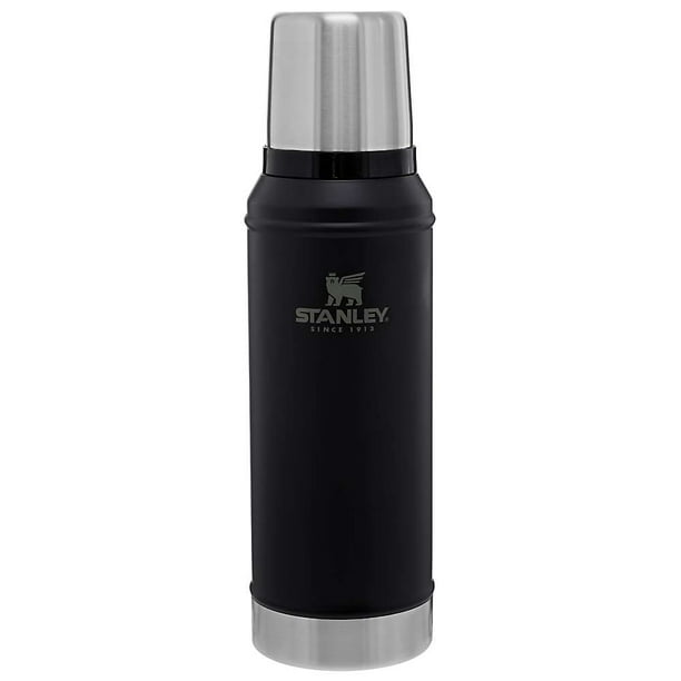 Stanley Classic Thermos Leak Proof Vacuum Insulated Bottle 1.0 qt Matte Black