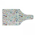 thumbnail image 1 of Birthday Cutting Board, Dotted Spirals Stars Hearts Musical Notes Surprise Present Boxes Pattern Smiling, Tempered Glass Cutting and Serving Board, Wine Bottle Shape, Multicolor, by Ambesonne, 1 of 1