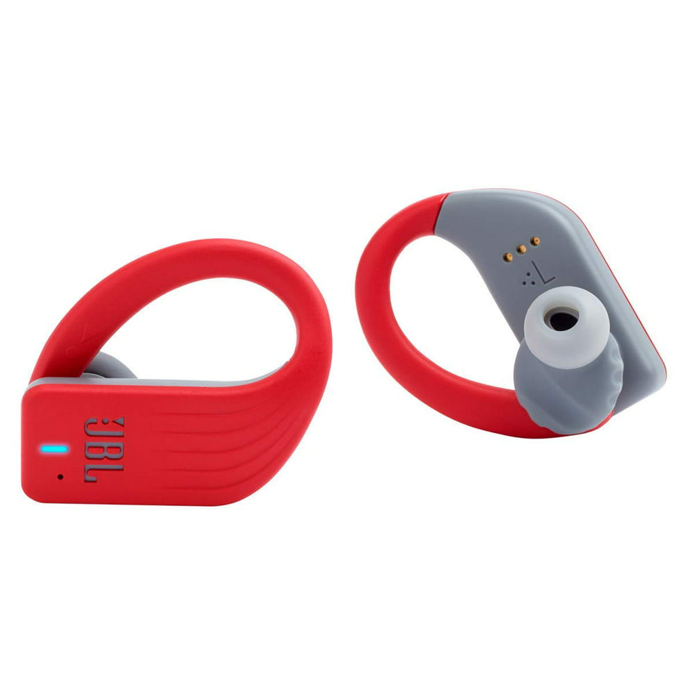 JBL Endurance Peak Waterproof Sport in-Ear Headphones with Built-in Remote and Microphone (Red)