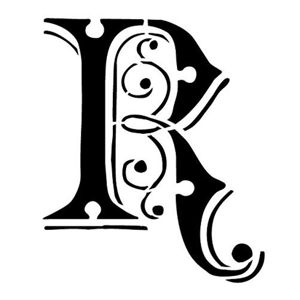 Ornate Monogram Stencil R 8 X 6 Walmart Com Walmart Com Ornate Monogram Stencil R 8 X 6 Walmart Com Walmart Com