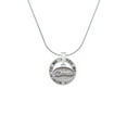 thumbnail image 2 of Delight Jewelry Silvertone Dream - Oval Seal Silver-tone You Mean the World to Me Ring Necklace, 18", 2 of 4