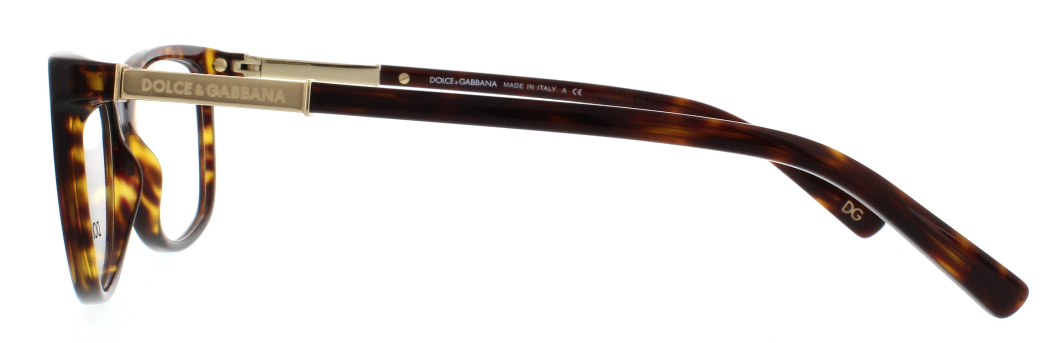 Dolce & Gabbana DG3107 Eyeglasses-502 Havana-52mm