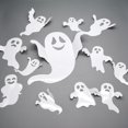 thumbnail image 1 of Decoraciones Navideñas 12 luces LED nocturnas de Halloween, pegatinas de pared fantasma, decoración para interiores y exteriores, color blanco Yulucky, 1 of 6