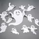 thumbnail image 1 of Pegatinas LED de Halloween para fantasmas espeluznantes en la pared | Sticks de plástico púrpura iluminado en pack de 12 | Decoración navideña interior y exterior | Decoración desmontable para, 1 of 6