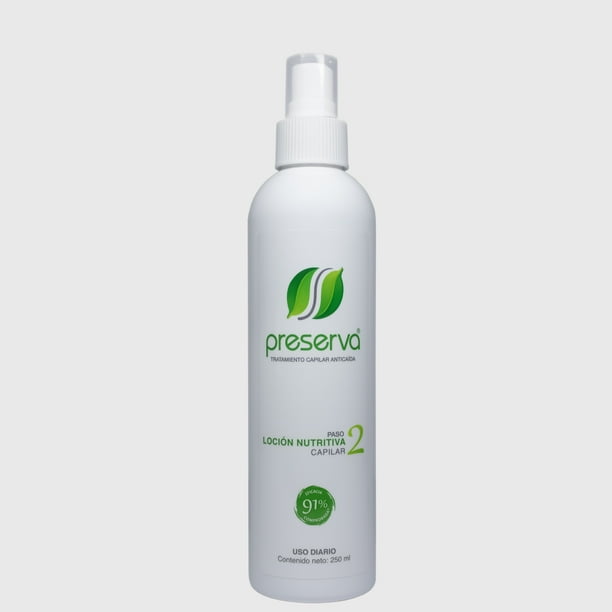Loción Tónico Capilar Anticaída (Romero, Sábila, Albahaca) – Para El Crecimiento del Cabello y Control de la Alopecia 250ml Preserva® PRESERVA PSV02