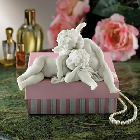 Cherub Base - Design Toscano Blissful Slumber Cherubs Bonded Marble Resin Statue