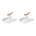 thumbnail image 1 of Naiovety Estante para tapa de olla, soporte de cocina, organizador, mostrador, soporte de organización, blanco Blanco 2piezas, 1 of 6
