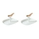 thumbnail image 4 of Cateissary Estante para tapa de olla, soporte de cocina, organizador, mostrador, soporte de organización, blanco Blanco 2piezas Cateissary CBP277880, 4 of 5