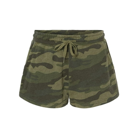 Independent Trading Co. Womens Lightweight California Wave Wash Sweatshorts