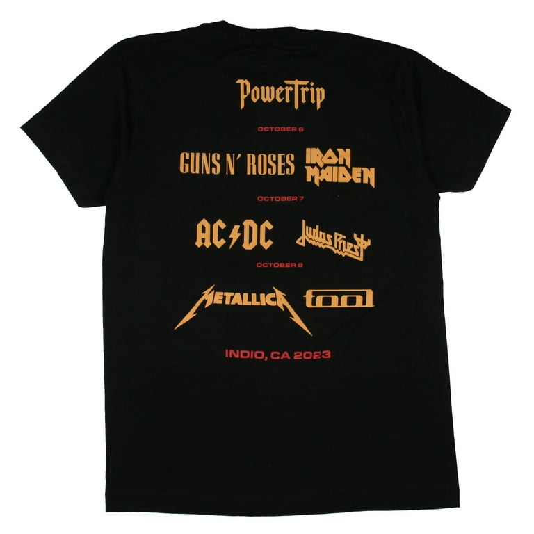 Beavis And Butthead Men's Power Trip Rock Festival Band T-Shirt