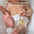 thumbnail image 4 of Sense-U Smart Baby Monitor Pro (largo alcance) + cámara PTZ 2K: seguimiento del movimiento abdominal con vibración excitante, vuelco, sensación de temperatura, video 2K, sonido de fondo y detección de, 4 of 5