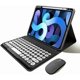 thumbnail image 1 of Mouse Keyboard Case for iPad 10.2" 9th/8th/7th Gen, Wireless Detachable Bluetooth Keyboard for iPad Air 3 (3rd Gen)/iPad Pro 10.5" Case (Black), 1 of 4