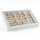 thumbnail image 2 of Fiudx Bandeja para Exhibir Joyas, Elegante Organizador de Anillos de Terciopelo, Caja de Almacenamiento Compacta con 50 Compartimentos, Elegante Joyero, Organizador para El Hogar, Regalo para Ella, T, 2 of 5