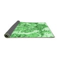 thumbnail image 2 of Ahgly Company Indoor Rectangle Abstract Emerald Green Modern Area Rugs, 7' x 9', 2 of 4