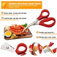 thumbnail image 3 of Kitchen Seafood Crab Leg Scissors, 4 Pack Crab Leg Scissors Lobster Shell Crackers, Lobster Shrimp Crayfish Scissors, Seafood Crab Leg Crackers & Tools, 3 of 5