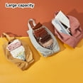 thumbnail image 4 of Large capacity portable travel organizer small bag folding socks underwear storage bag-grey, 4 of 5