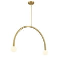 thumbnail image 2 of Meridian M100132CH 2-Light Chandelier in Chrome, 2 of 7
