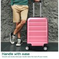 thumbnail image 4 of 3-Piece Luggage (20inches,24inches,28inches) Featuring 360°Rotating Wheels and TSA Lock ABS Hard Shell yet Practical Design Suitable for both Men and Women, 4 of 7