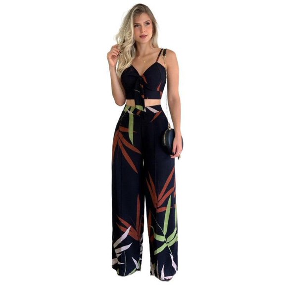 Sexy Summer Two Piece Pant and Top Set