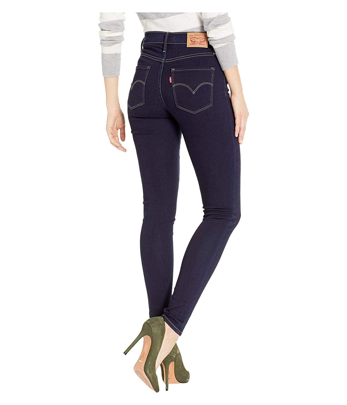 Levi's Womens 720 High-Rise Super Skinny Indigo Atlas 