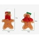 thumbnail image 2 of Adornos de pan de jengibre para la decoración de la corona del árbol de Navidad Decoración de la bolsa de regalo de la temporada de la cocina y las celebraciones navideñas (juego de 2) javascript:; Ormromra WRJM-412, 2 of 7