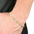 thumbnail image 3 of Pompeii Men's Figaro link 14k Gold (19gram) or Platinum (31gram) 6mm Bracelet 8" (,), 3 of 3