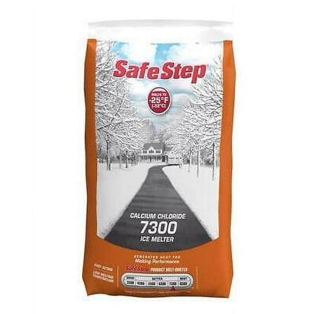 1 PC Safe Step Environmentally Friendly Calcium Chloride Ice Melt Pellet 50 lbs.