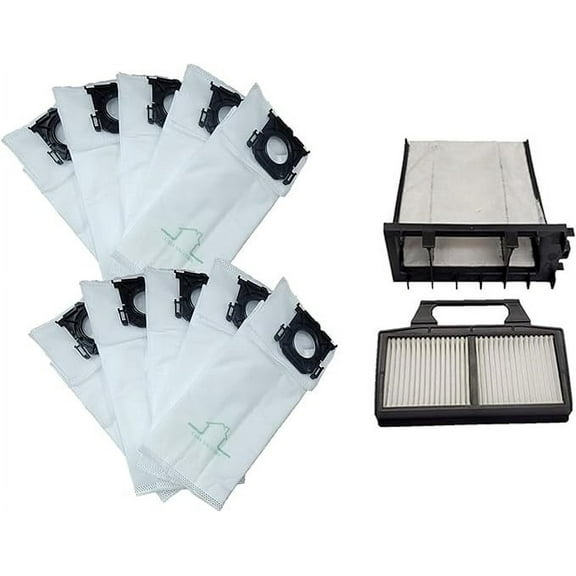 6695AM HEPA Service Box (10 Bags   2 Filters) For Sebo K Series Canister Vacuum Cleaners. Fits K1 AirBelt - Komfort - Pet - Eco K2 Kombi 9679AM 9696AM   K3 W/ET-1 9687AM 9688AM 9689AM 90692AM