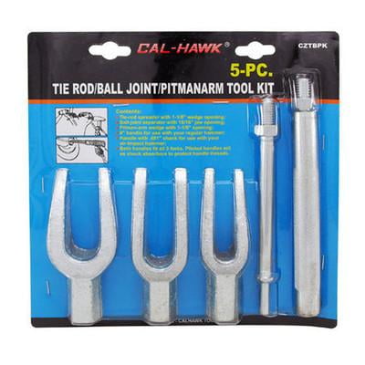 5 Pc Tie Rod Ball Joint Pitman Arm Tool Kit Joint Remover Separator Pickle Fork 