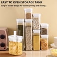 thumbnail image 4 of Feledorashia Food Storage Container for Kitchen Pantry Clear Airtight Food Storage Container with Cover，4.56x2.99x7.87in, 4 of 5