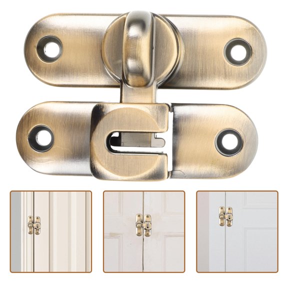 PTOOTP 1Jgo Pestillo Abatible De Aleación De Zinc Para Puertas Interiores Con Resistente Y Elegante