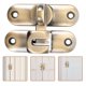 thumbnail image 1 of PTOOTP 1Jgo Pestillo Abatible De Aleación De Zinc Para Puertas Interiores Con Resistente Y Elegante, 1 of 7