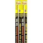 LOT OF 2 Firestik FL4-W 4' Firefly CB Radio Antenna with Tuneable Tip (White)