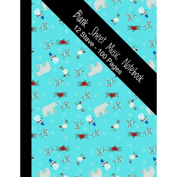 Blank Music Sheet Notebook Music Notebook 12 Staves 100 Blank Music Sheet Notebook Music Notebook 12 Staves 100