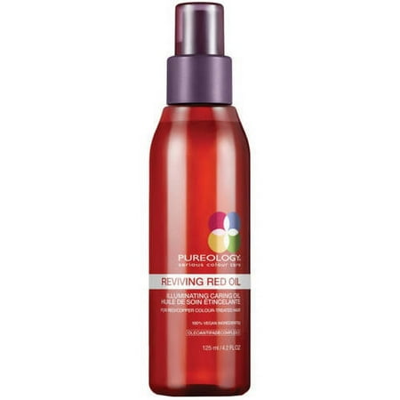 Pureology Reviving Red Illuminating Caring Oil, 4.2 Fl Oz
