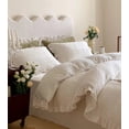 thumbnail image 3 of Zhuge Bed Sheets Set, Bedding Sheets Pillowcases Kit, Twin Bed Set, Hotel Bedding, Home Decor(White), 3 of 5