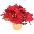 thumbnail image 2 of Decoración navideña en maceta, adorno navideño, planta Artificial, decoración de escritorio, decoración de flores en maceta, 2 of 6